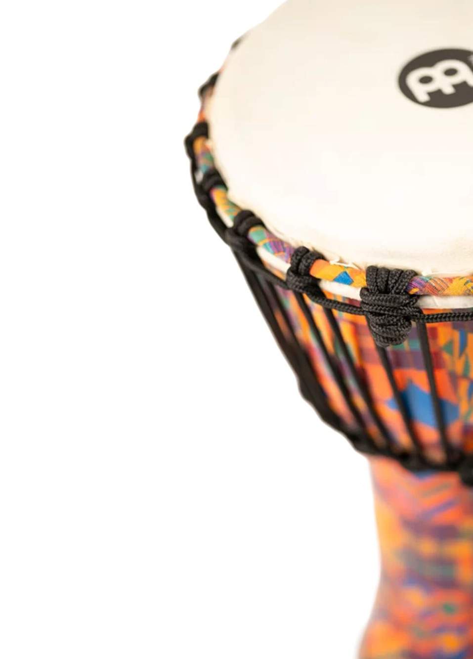 PADJ2-S-G Travel Series Small 8" Kenyan Quilt Djembe — صورة المنتج 3 من 5