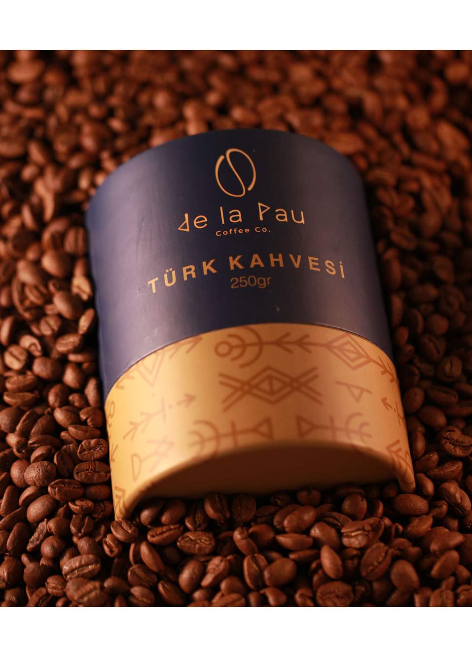 Taze Öğütülmüş Premium Silindir Türk Kahvesi 250 gr — صورة المنتج 3 من 5