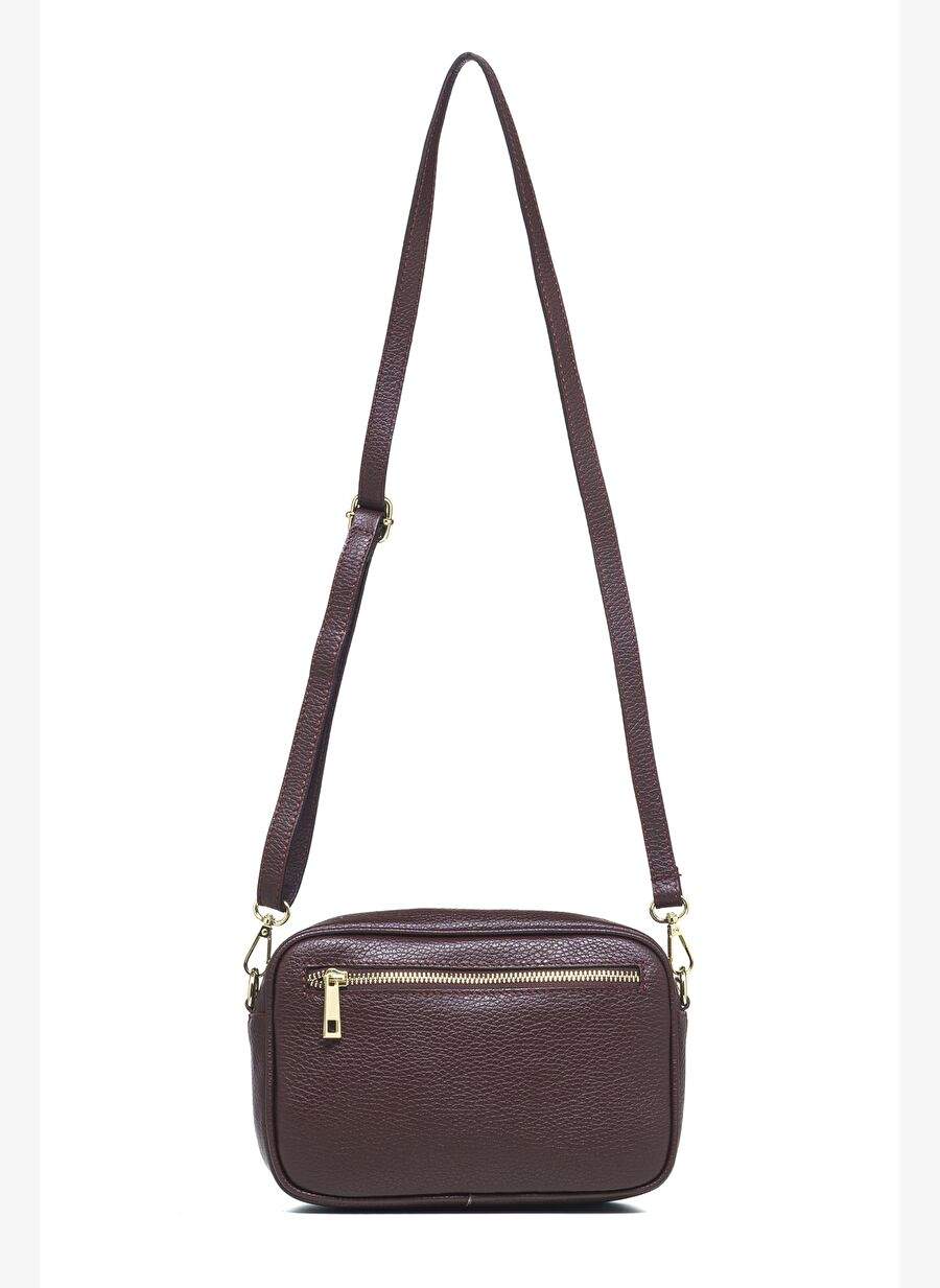 Women's Cross Bag SANDY Piumelli Milano Bag D54 Burgundy — صورة المنتج 5 من 7
