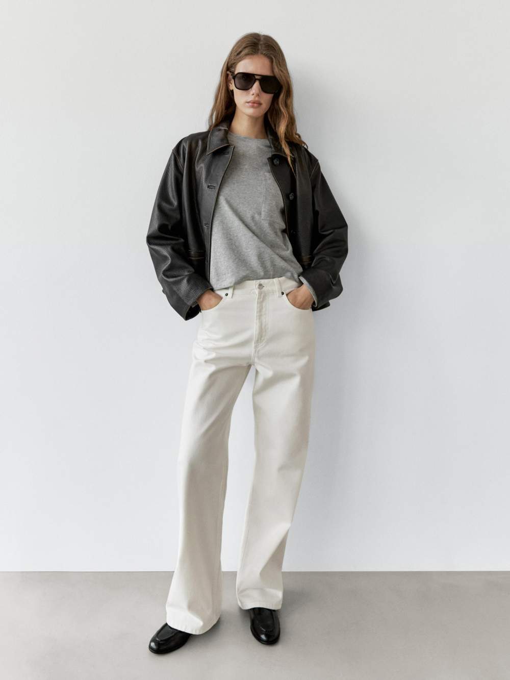 Short nappa leather jacket — Product image 14 of 19