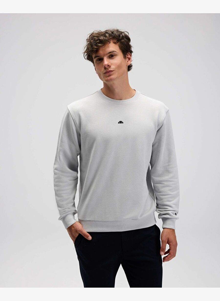 Ellesse Em556 Gi Erkek Gri Sweat — صورة المنتج 4 من 5
