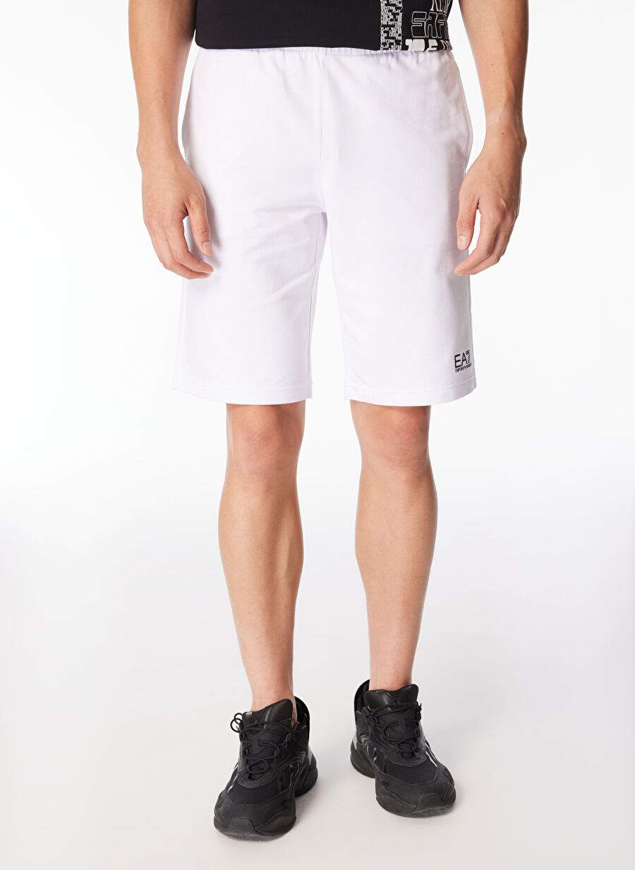 Beyaz Erkek 100 Pamuk Slim Fit Sweat Sort 8nps02pj05z — Product image 3 of 5