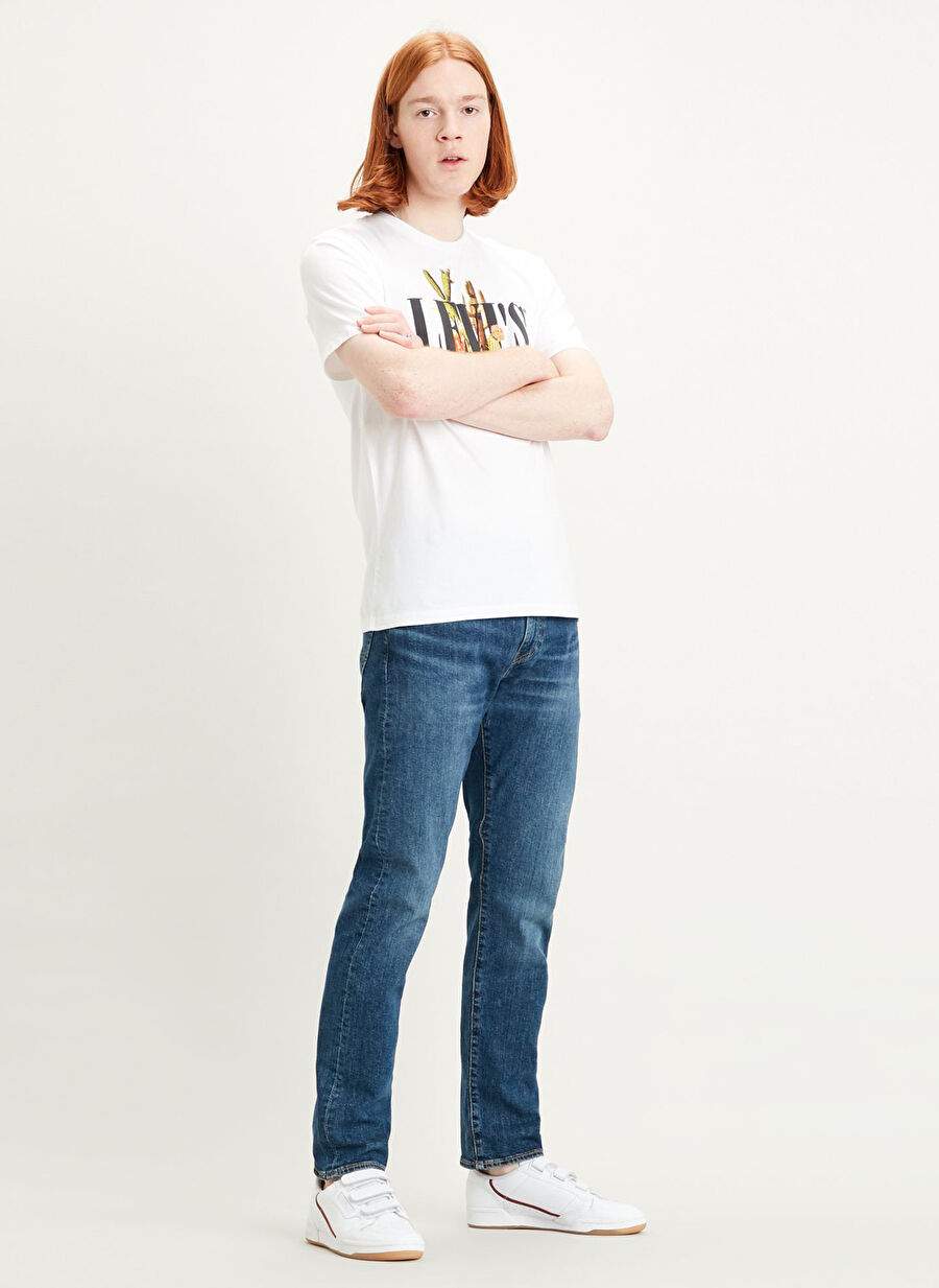 Levis 502 Taper Wagyu Moss Lcl Indigo Men's Narrow Collar Tapered Denim Pants 29507-0933 — صورة المنتج 3 من 4