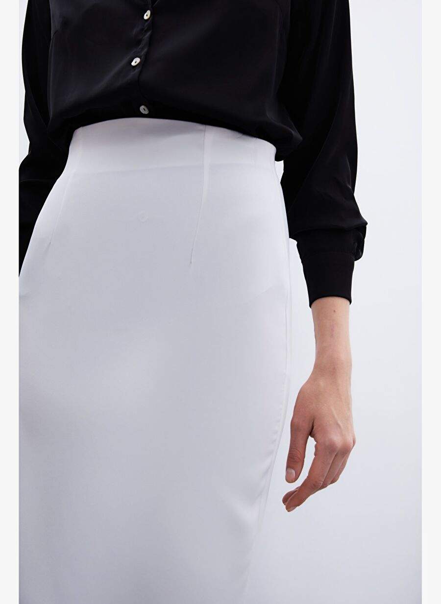 Straight Pencil Skirt - Ecru — Product image 5 of 6