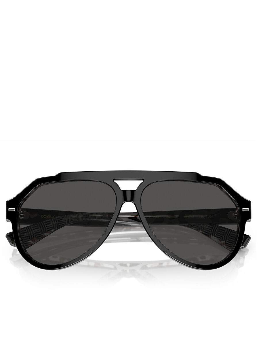 Dolce&Gabbana DG4452 Damla Siyah Erkek Güneş Gözlüğü — صورة المنتج 4 من 5