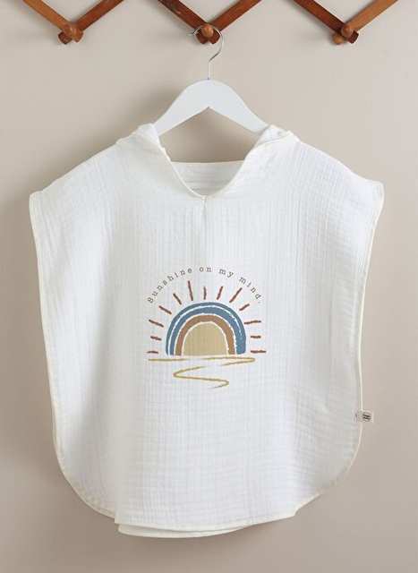 Unisex 4 Floor Muslin Poncho - Summer Vibes