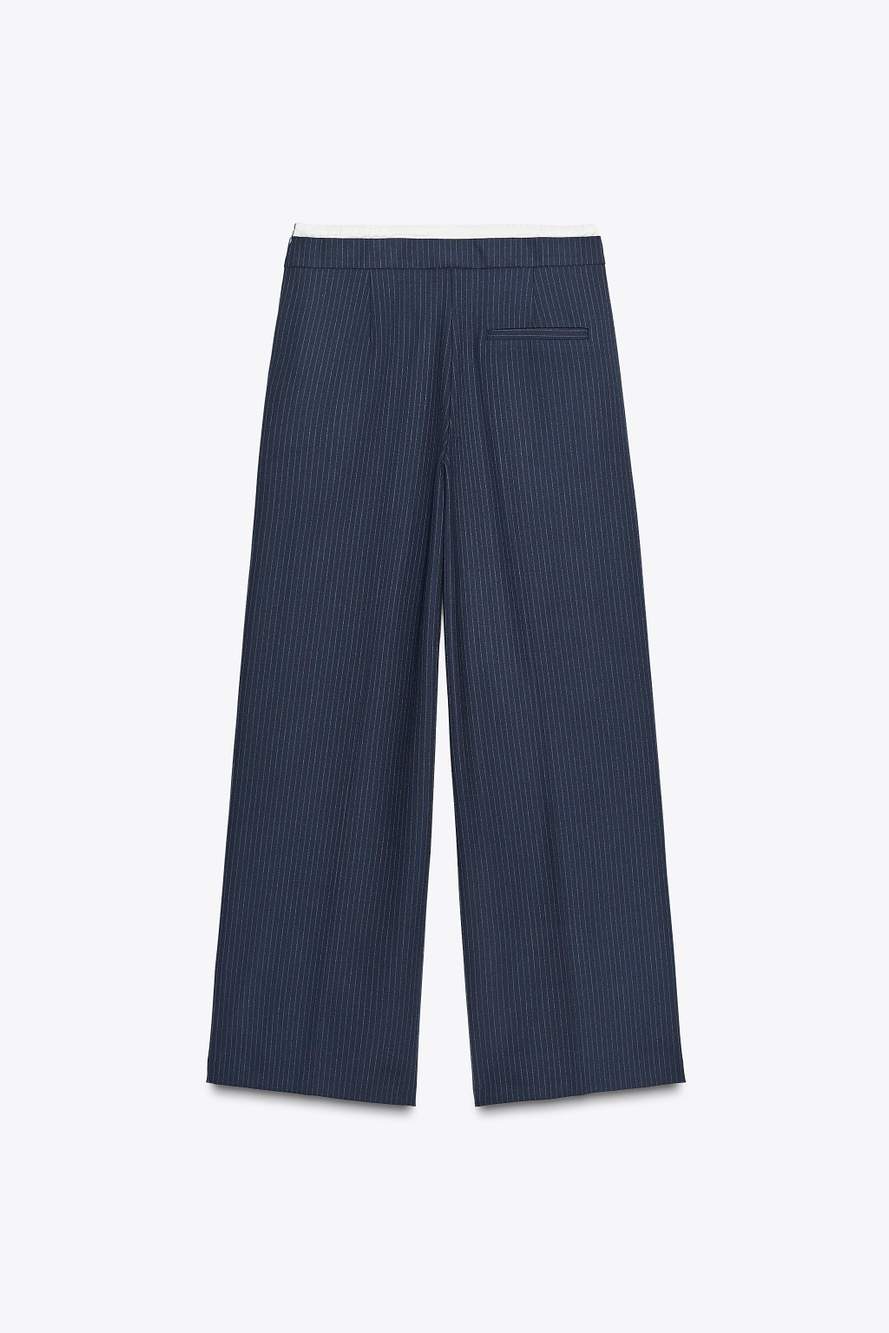 WIDE-LEG TROUSERS WITH DOUBLE WAISTBAND — Product image 8 of 9