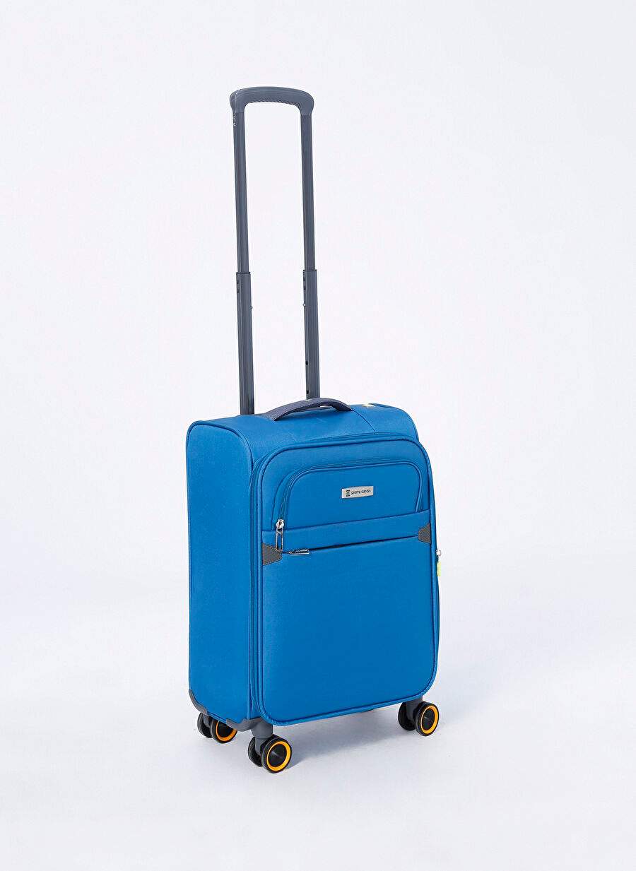 Pierre Cardin Blue Unisex Squeegee Fabric Suitcase 04PC6000-03 — Product image 2 of 5