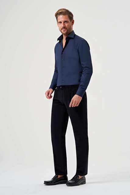 Bisse Erkek Kadife Spor Pantolon Sıyah PNS22K22234_D99