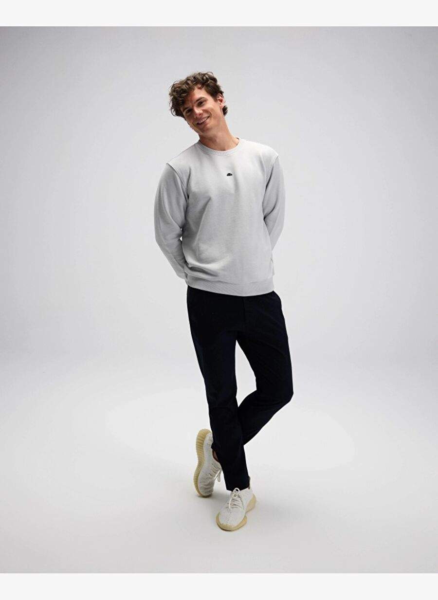 Ellesse Em556 Gi Erkek Gri Sweat — صورة المنتج 5 من 5