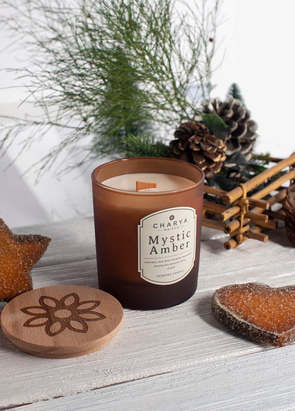 Mystic Amber Doğal ve Vegan Mum 230 g — Product image 4 of 4