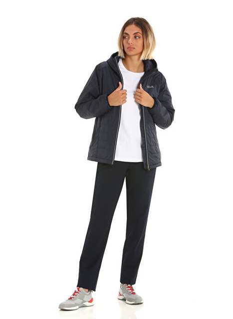 Slam Navy Women's مقنع سترة عادية A901002S00_ACT WS GRAPHENE JKT