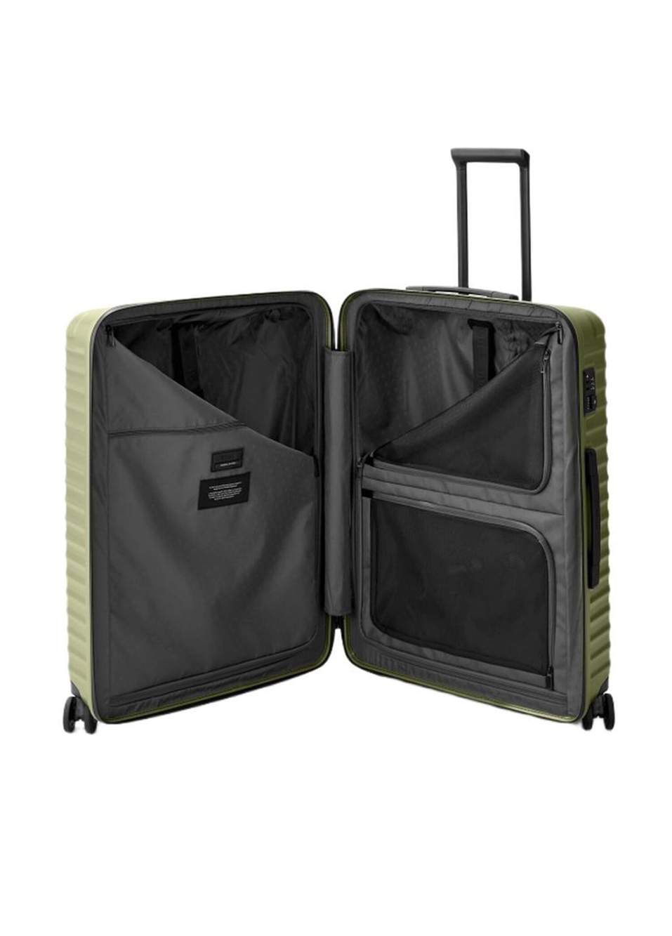 Upgrade 4 Wheel Trolley Green Oversized Suitcase — Product image 5 of 5