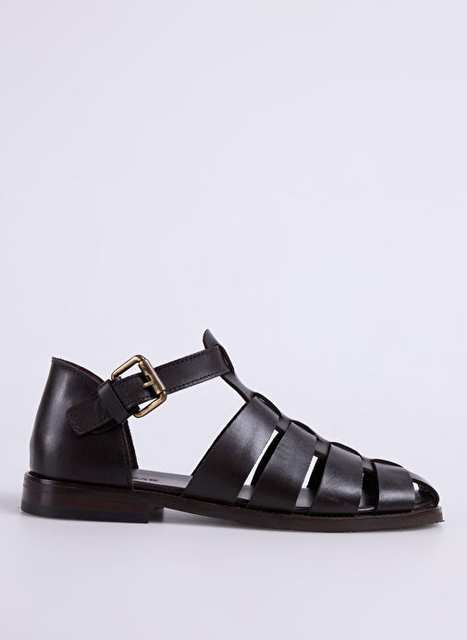 Divarese Brown Women Leather Sandals 5027099-107