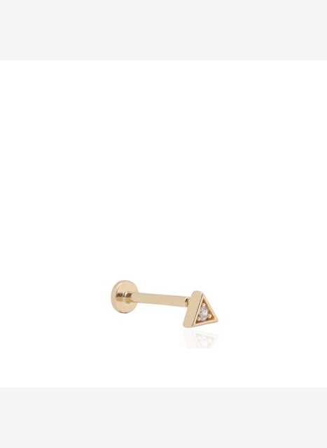 Stoned Triangle Piercing