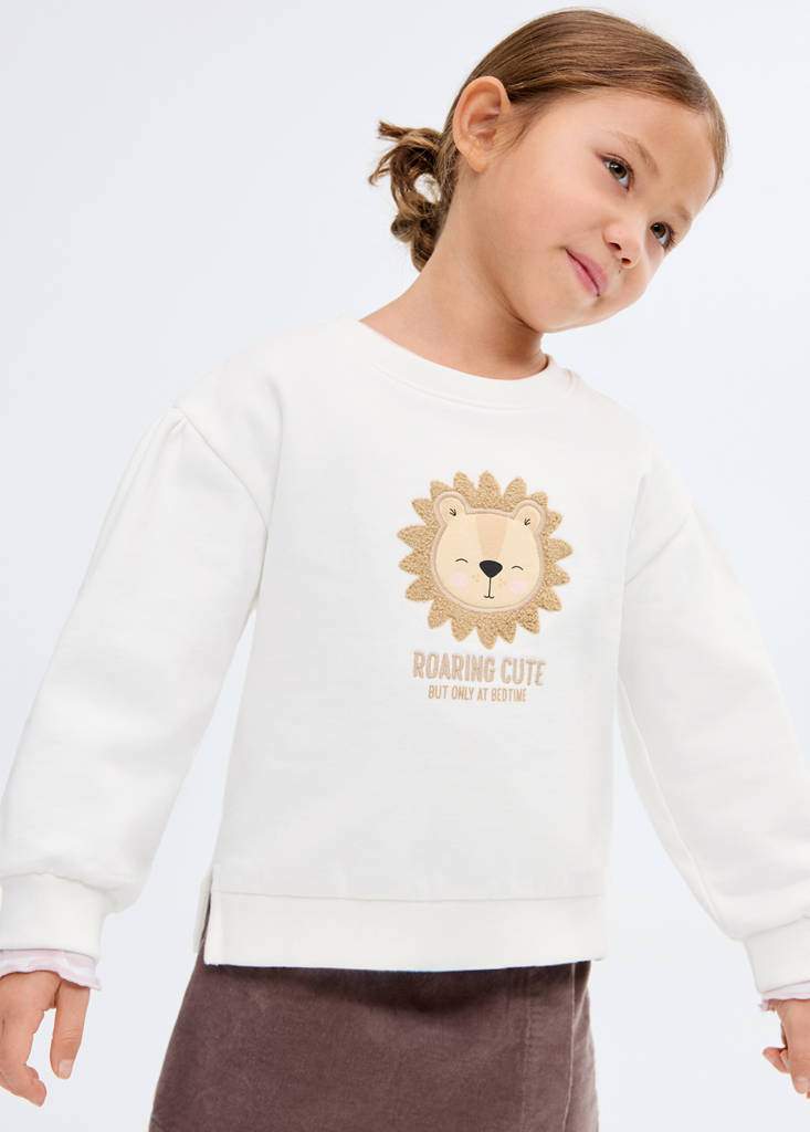 Embroidered lion sweatshirt — Product image 3 of 8