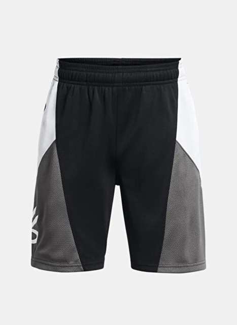 Under Armour Siyah Erkek Cocuk Bol Kesim Sort 1380334 002 Curry Boys Splash Short
