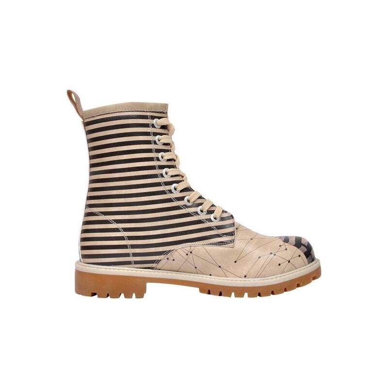 Women Vegan Leather Beige Long Boots - C.Chaplin Design — Product image 5 of 8