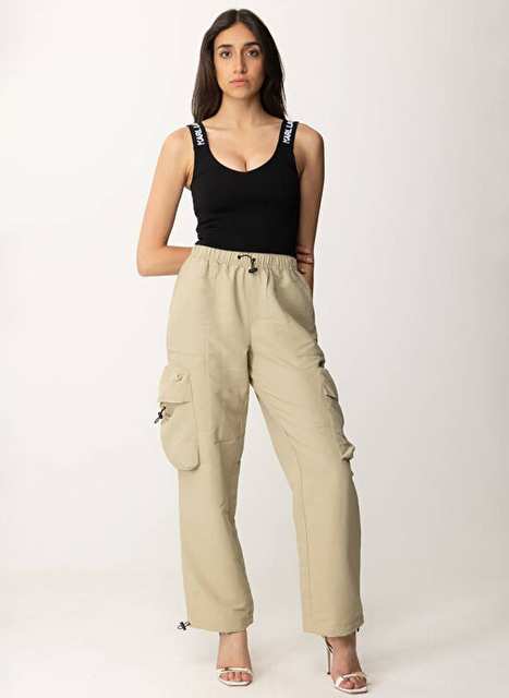 Karl Lagerfeld Jeans U Yaka Duz Siyah Kadn Atlet 241j1705