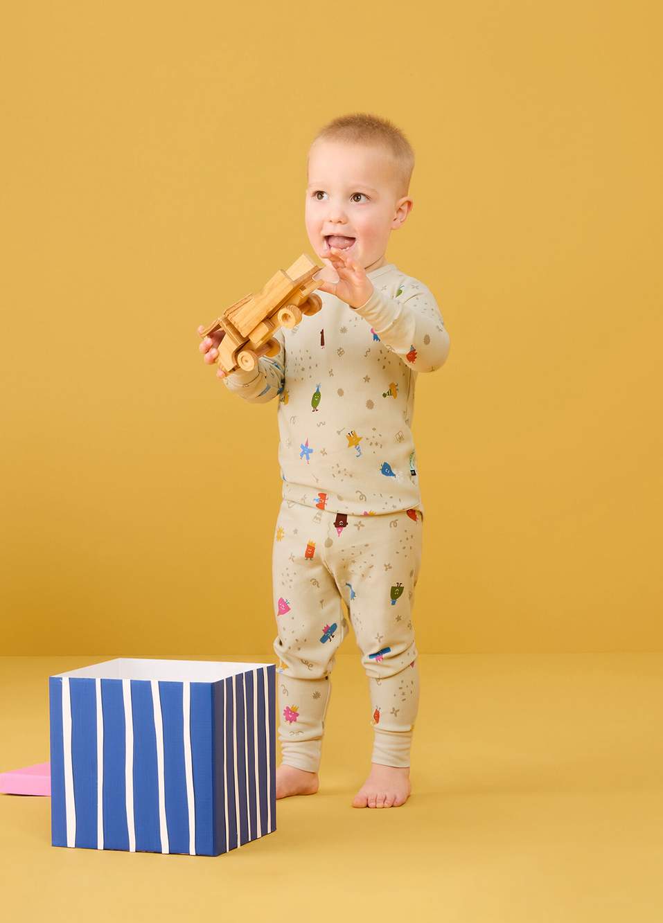 1.0 TOG Organik Pamuklu 2 Parça Uzun Pijama — صورة المنتج 3 من 7