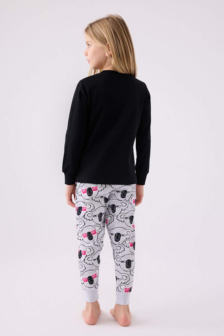 Rolypoly Kız Çocuk Siyah Uzun Kol Pijama Takım — Product image 5 of 5