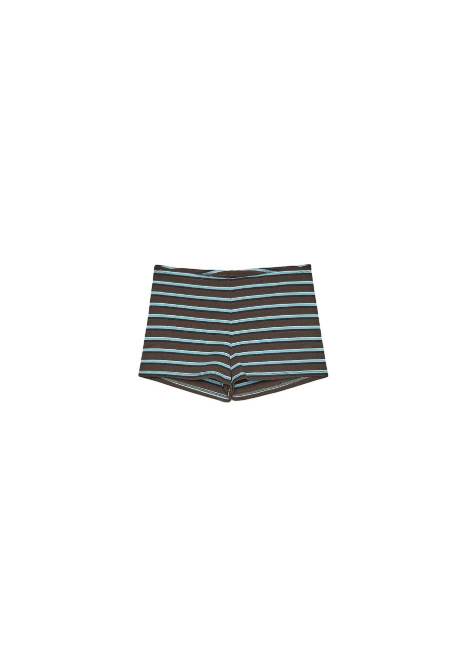 Ribbed striped mini shorts — Product image 6 of 11