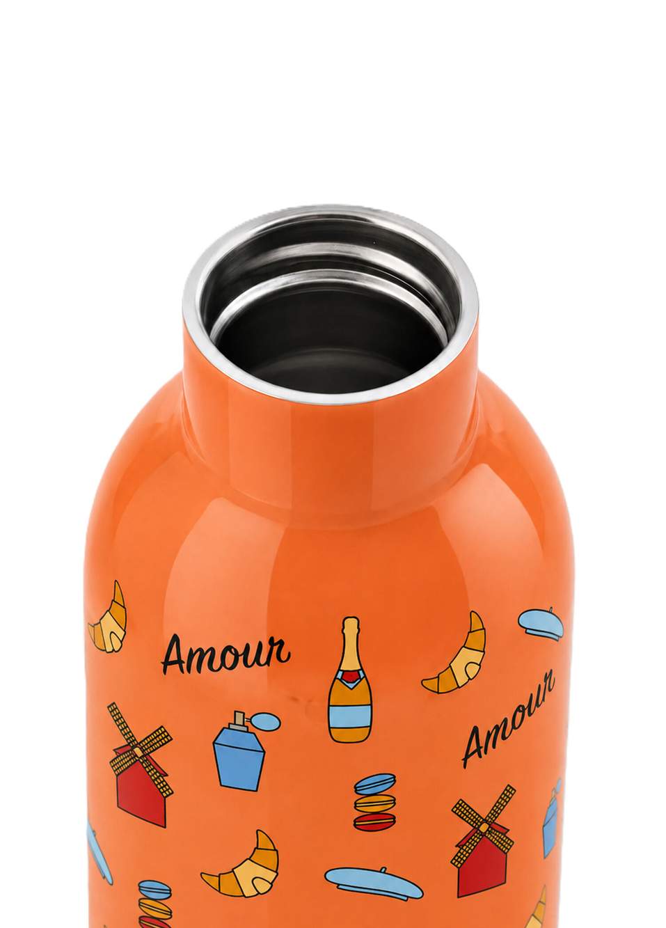 Paris Salmon Children's Thermos Drinker with Steel Straw 470 ml — صورة المنتج 5 من 7