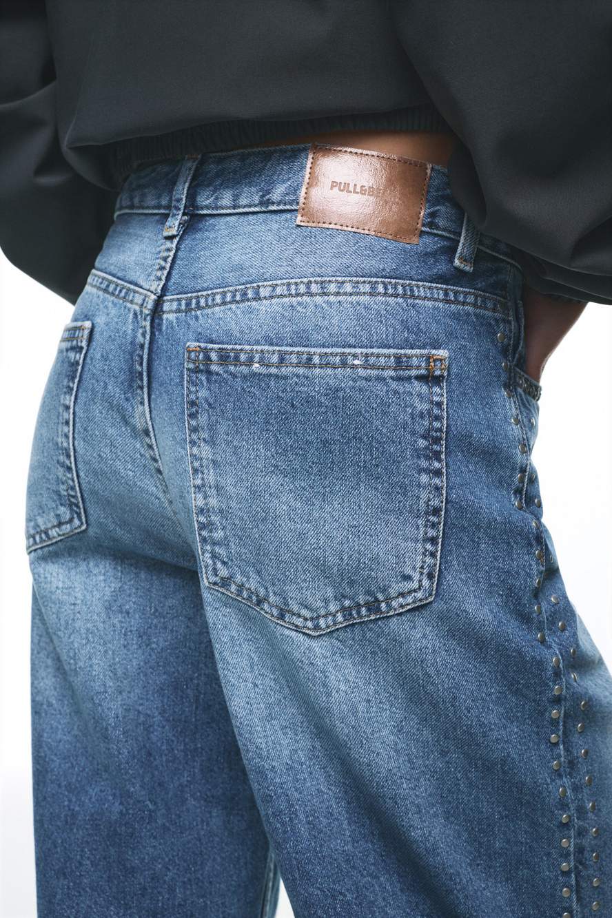 Wide-leg stud jeans — Product image 53 of 60