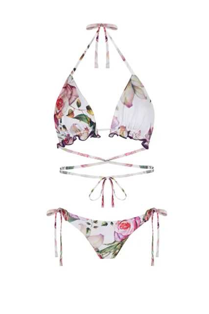 Triangle Bianca Bikini Set