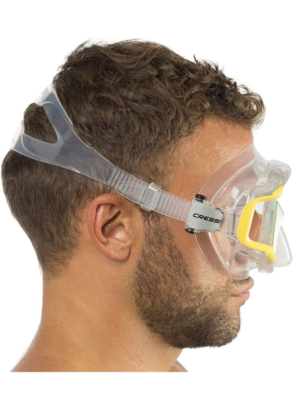 Liberty Clear Yellow Diving Mask — Product image 3 of 7
