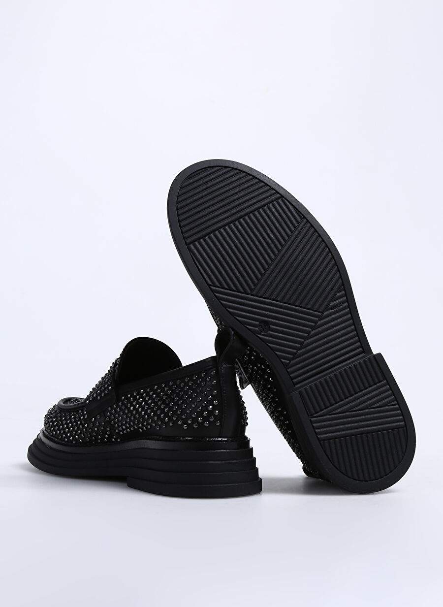 Laura Bellariva Black Women's Leather Loafer P9061R-16 — Product image 4 of 5