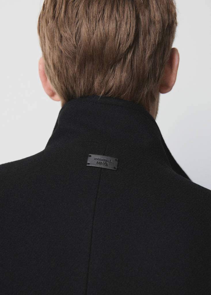 Wool funnel neck coat — Product image 8 of 20