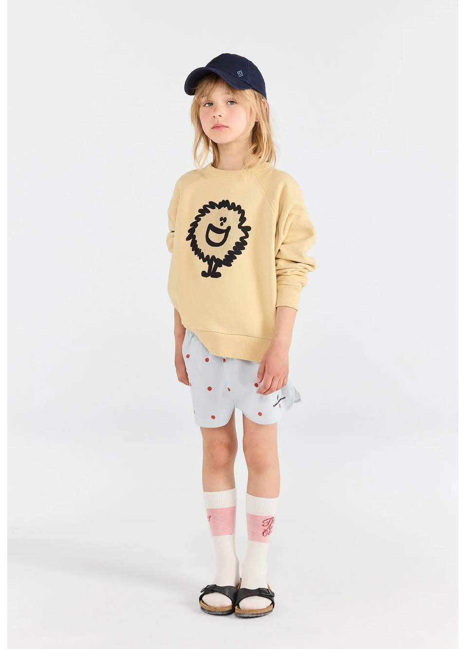 Soft Brown Shark Long Sleeve Unisex Kids Sweatshirt — Product image 3 of 3