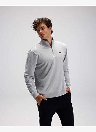 Ellesse EM580-GI ذكر نصف زيبر رمادي عرق — صورة المنتج 23 من 25