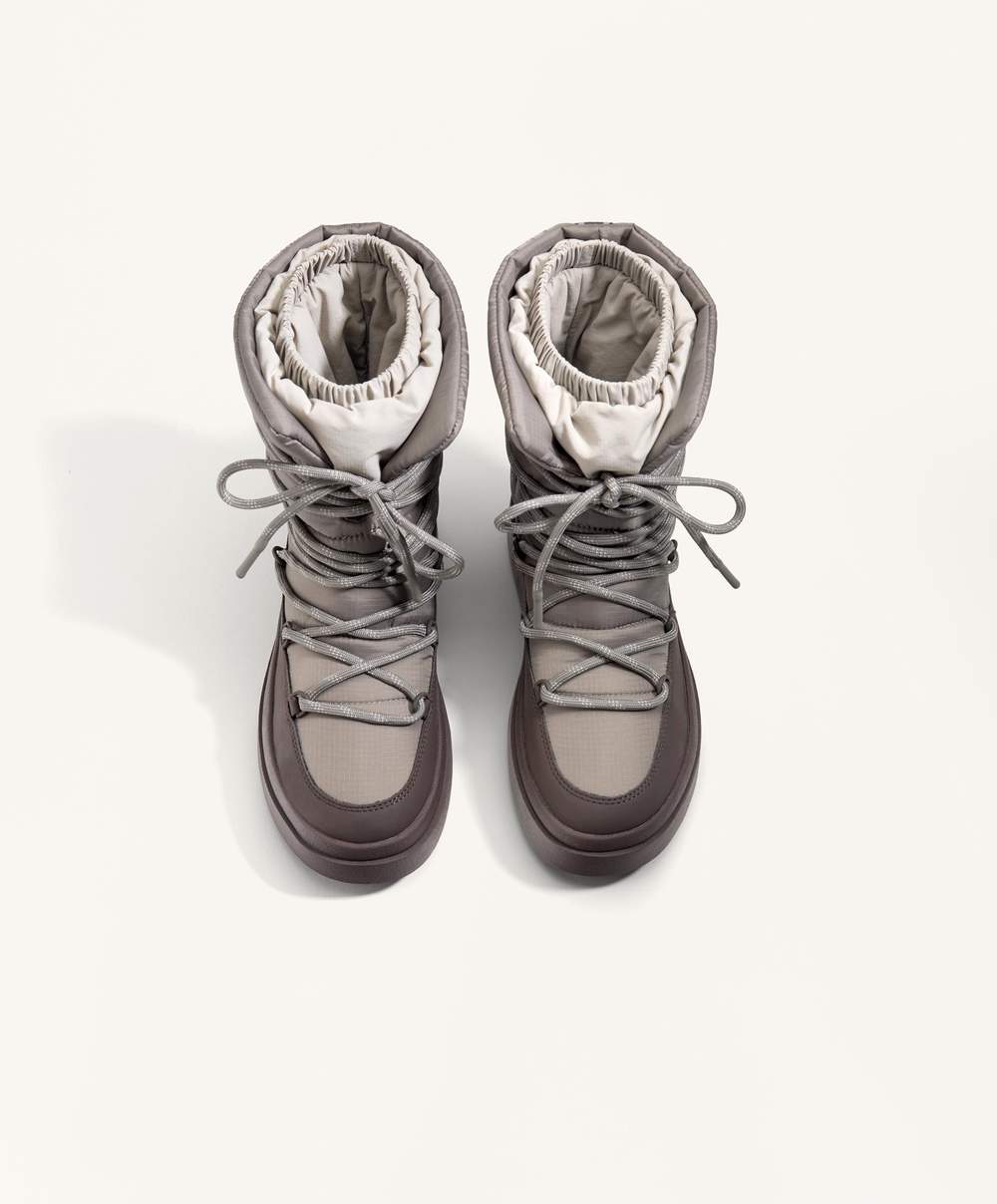 Combined lace-up boot — صورة المنتج 69 من 102