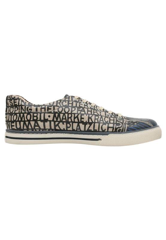 Men Vegan Leather Black Sneakers - Variete Nummer 11 Design — صورة المنتج 5 من 7