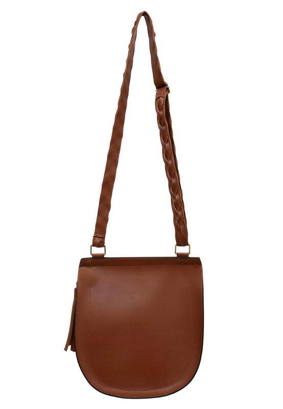 Women Vegan Leather Multicolor Shoulder Bag - Alpine Meadows Design — Product image 5 of 5
