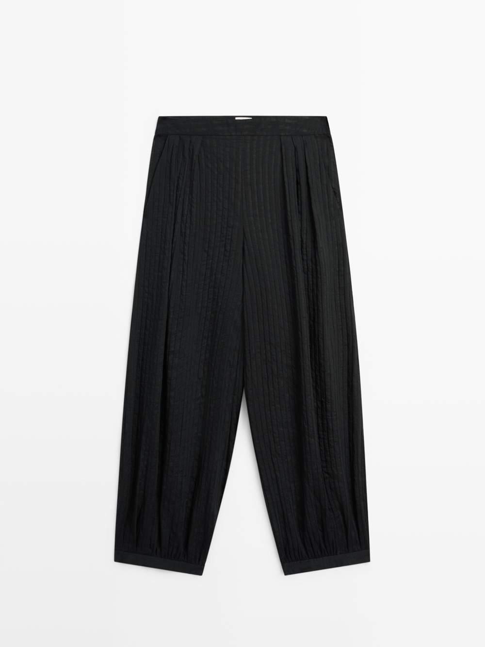 Flowing linen blend sarouel trousers — Product image 11 of 18