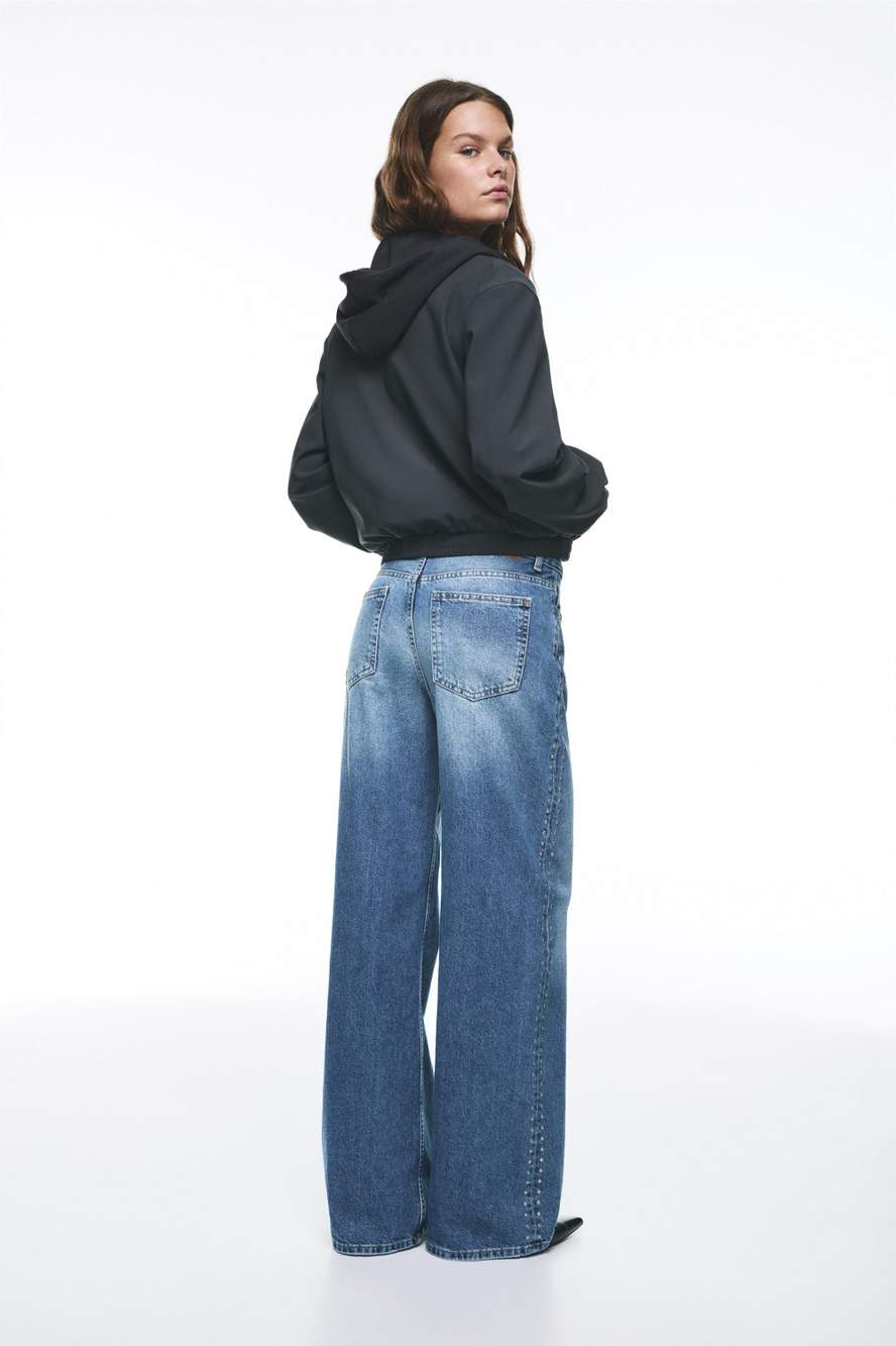 Wide-leg stud jeans — Product image 50 of 60