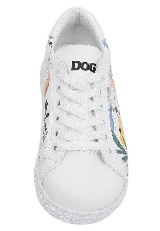 Kids Vegan Leather White Sneakers - Oh The Bliss Design — صورة المنتج 7 من 8