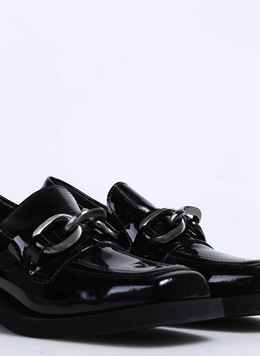 Laura Bellariva Siyah Kadın Deri Loafer P9160A-15 — صورة المنتج 5 من 5