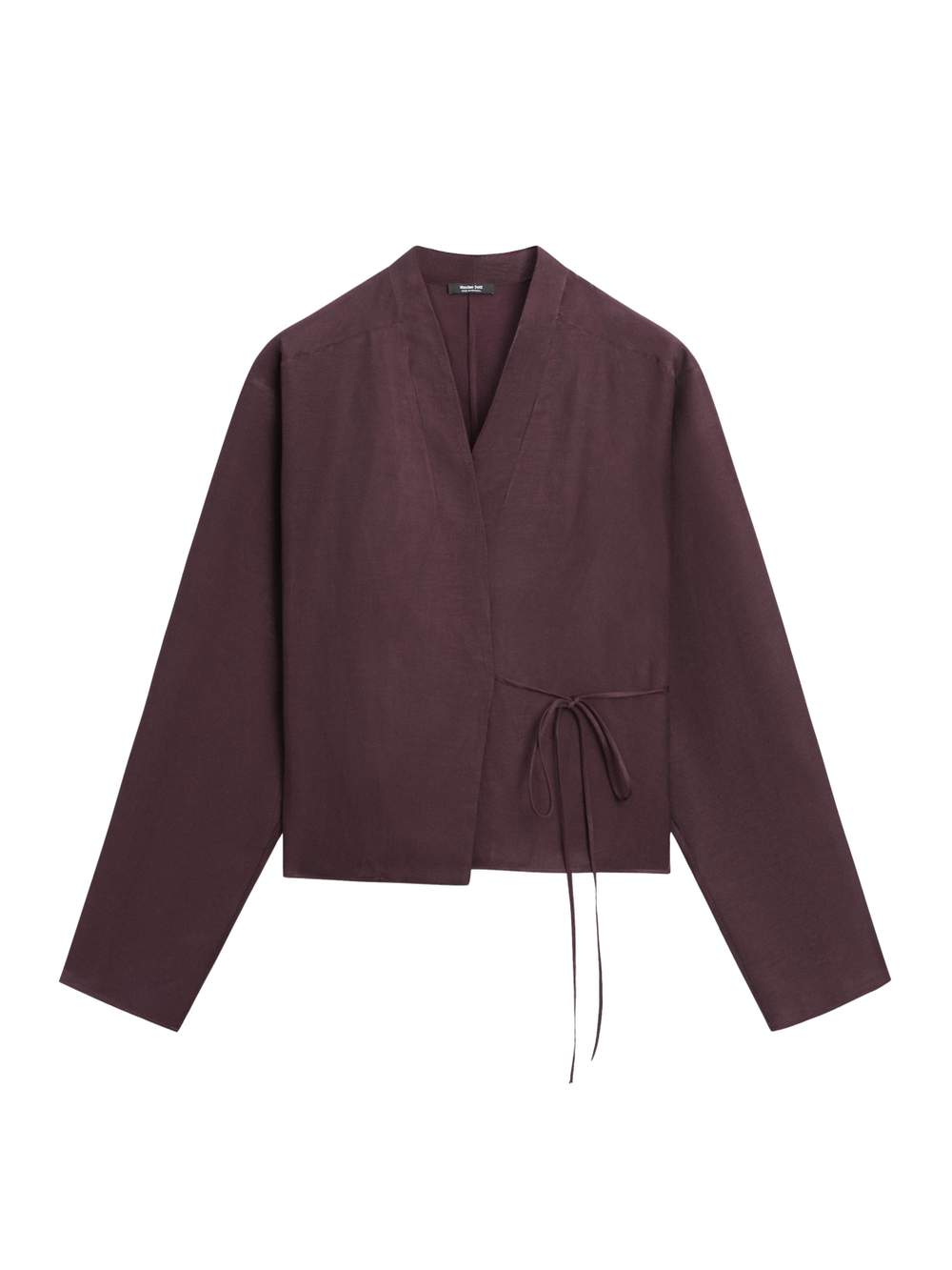Linen blend shirt with bow detail — Product image 12 of 12