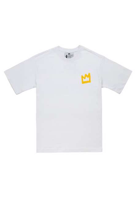 Men Vegan White T-Shirt - No More Drama Design