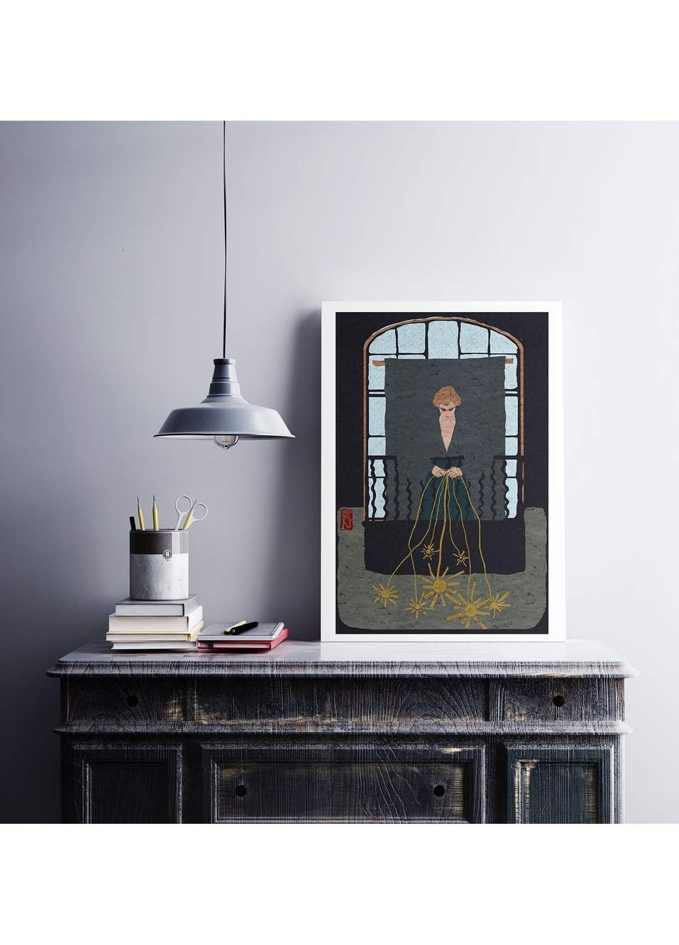 Balcony Edisyonlu Fine Art Baskı — صورة المنتج 4 من 4