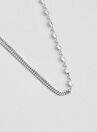 Minimal Tasarm 18 Ayar Beyaz Altn Kaplama 45 Cm Gumus Kolye — Product image 10 of 20