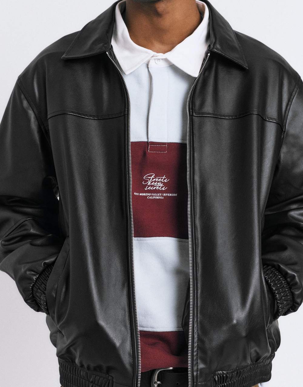 Voluminous leather effect jacket — Product image 14 of 17