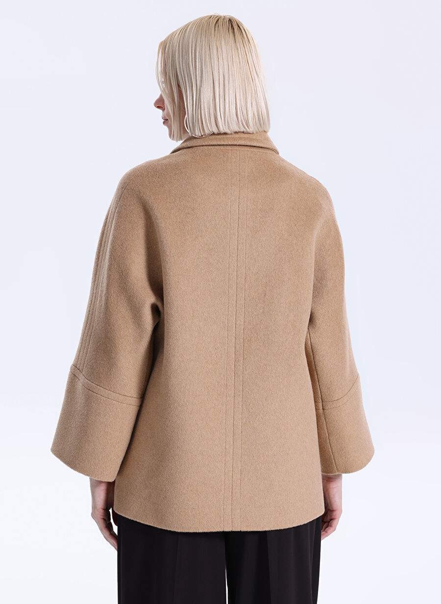 P By Paltoi Camel Woman Coat 3971 — صورة المنتج 6 من 9