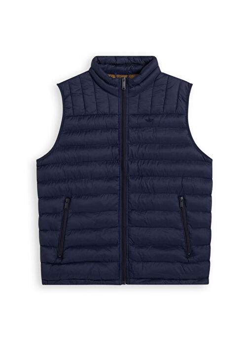 Dockers Regular Fit Mavi Erkek Packable Yelek A4093-0000 — صورة المنتج 3 من 10