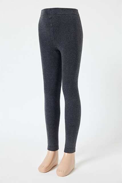 Inside Towel Children Tights Anthracite