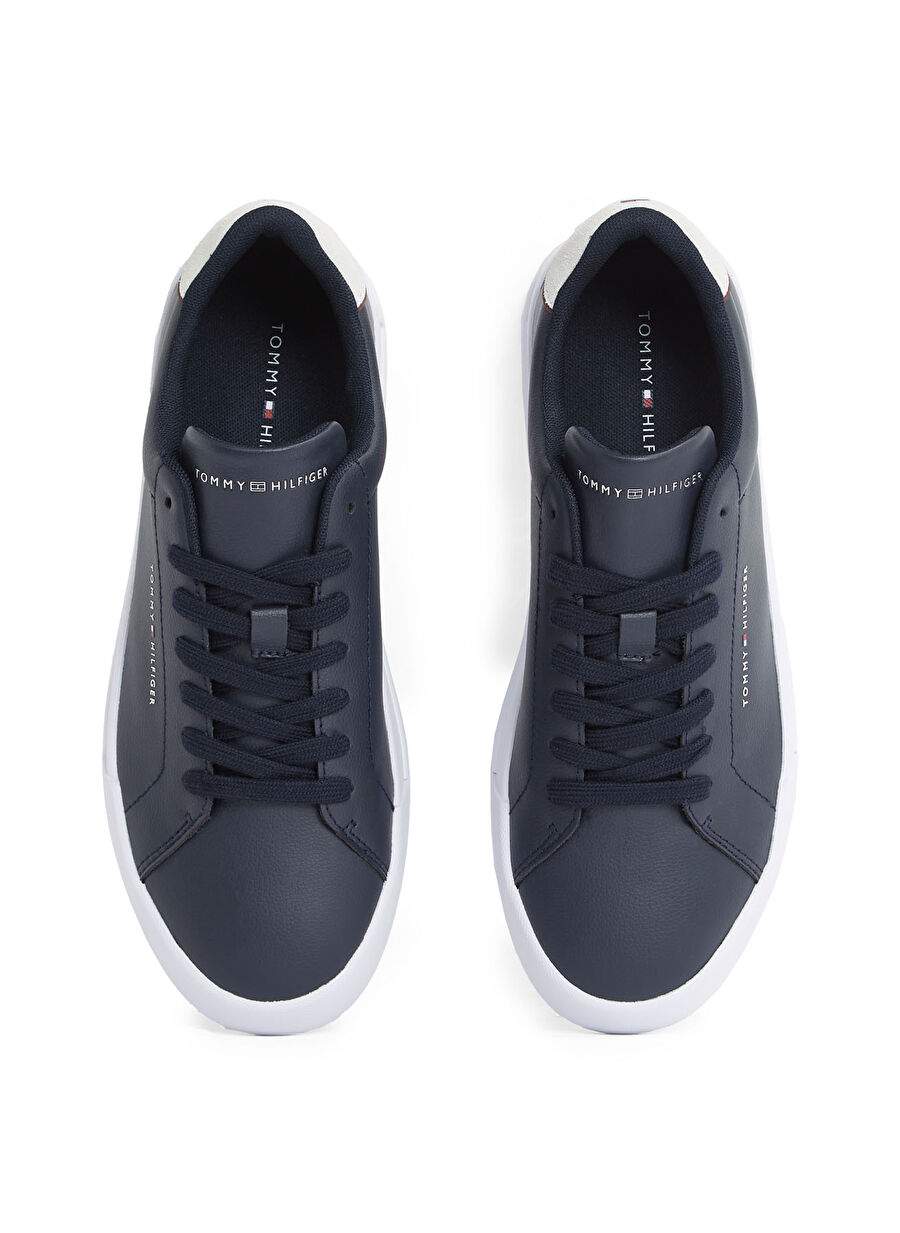 Tommy Hilfiger Navy Men's Sneaker Th Court Lth Detail Ess — Product image 4 of 6